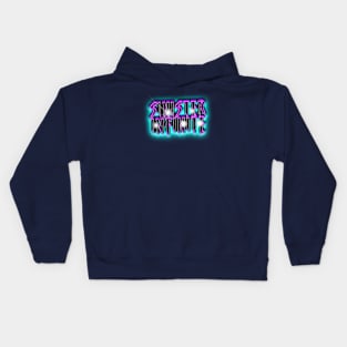 SINISTER INFINITE 80s Text Effects 3 Kids Hoodie